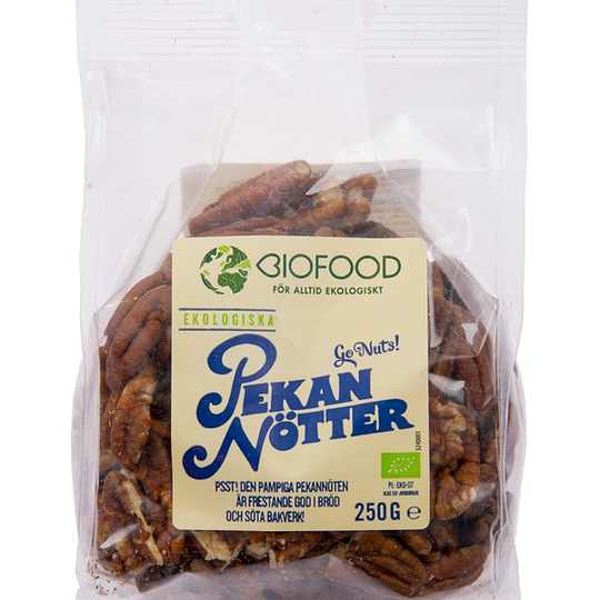Biofood Pekannötter 250 g