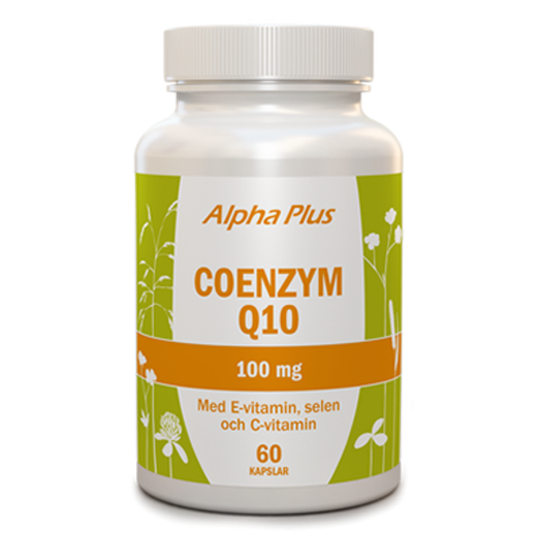 Alpha Plus Coenzym Q10 100 mg 60 kapslar
