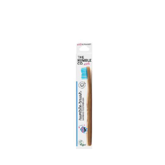 The Humble Co. Humble Brush Barntandborste Blå Extra mjuk
