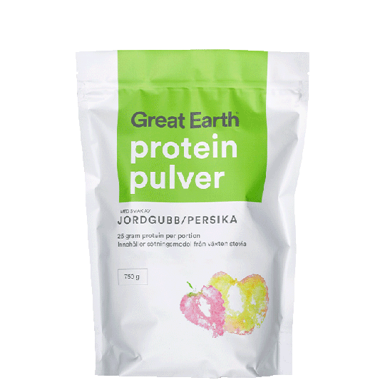 Proteinpulver Jordgubb/Persika, 750 g