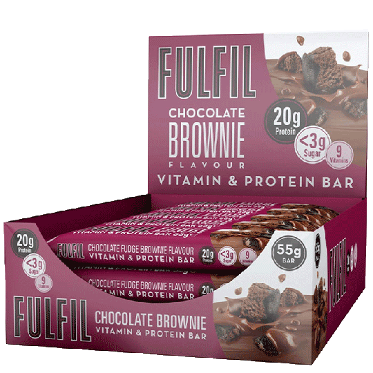 15 x FULFIL Protein Bar, 55 g, Chocolate Brownie