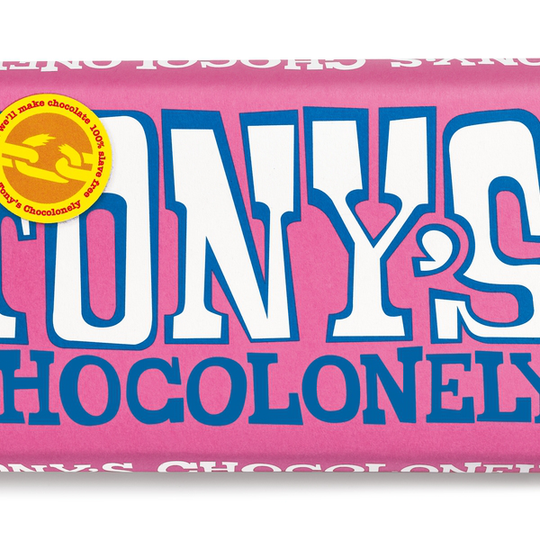 Tony's Chocolonely White Chocolate Raspberry Popping Candy 180 g