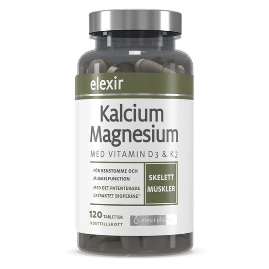 Elexir Pharma Elexir Kalcium+Magnesium 120 tabletter