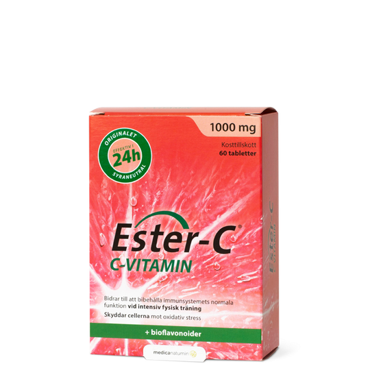 Ester C C-Vitamin,1000 mg, 60 tabletter