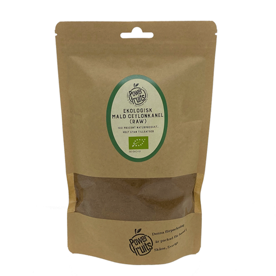 Powerfruits Ekologisk Ceylonkanel Mald RAW 200 g