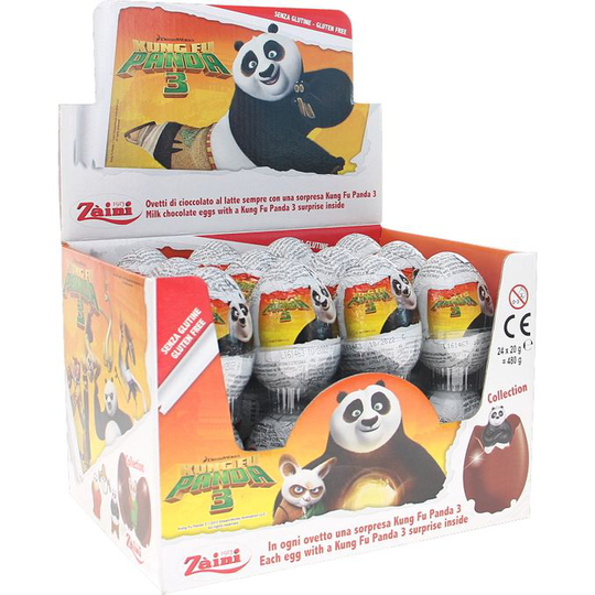 Smiley World Chokladägg Kung Fu Panda 24 st
