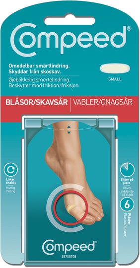 Compeed Skavsårsplåster Small 6 st