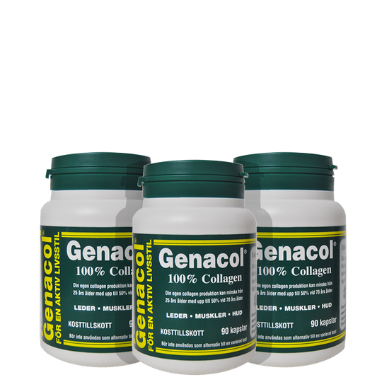3 x Genacol 100% Collagen, 90 kapslar