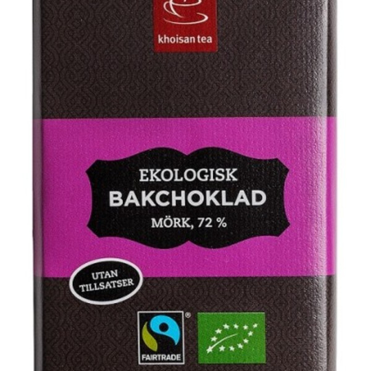 Khoisan Gourmet Bakchoklad Mörk EKO 100 g