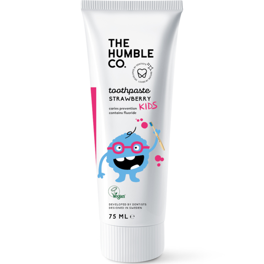 The Humble Co. Humble Tandkräm Kids Strawberry 75 ml