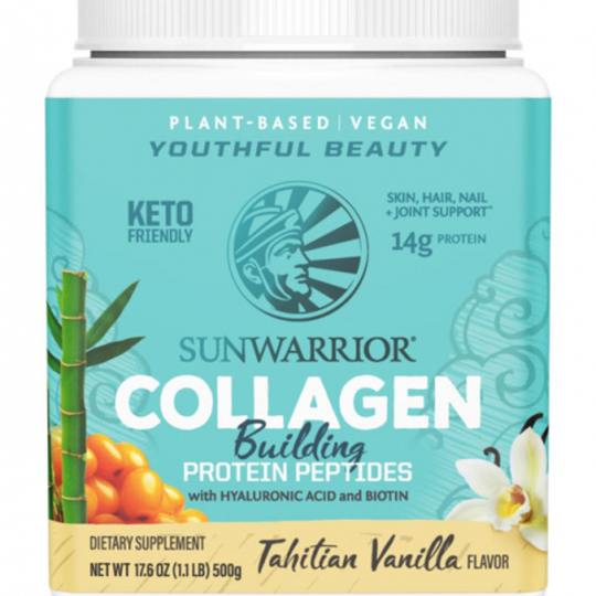 Sunwarrior Collagen Building Protein peptides 500 g Vanilj