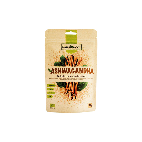 Rawpowder Ekologiskt Ashwagandhapulver, 125 g