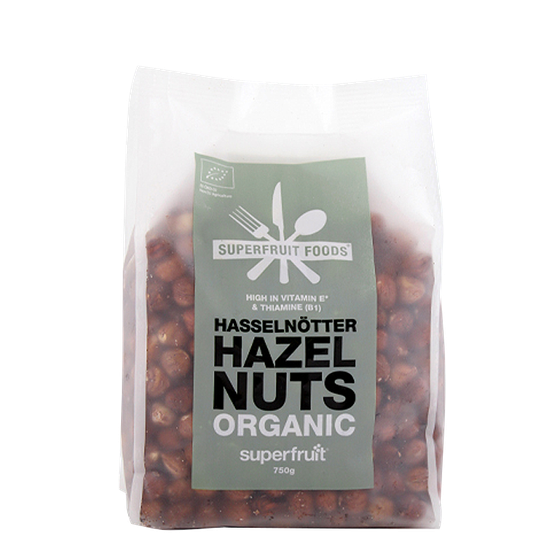 Hasselnötter Naturella EKO, 750 g