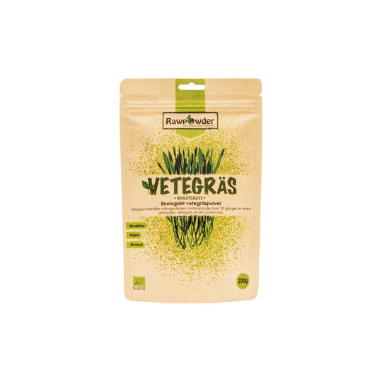 Rawpowder Ekologiskt Vetegräspulver, 200 g