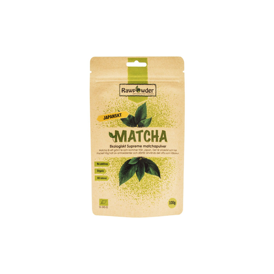 Rawpowder Ekologiskt Matchapulver Supreme, 100 g