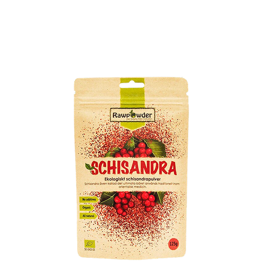 Schisandra, Ekologiskt Schisandrapulver, 125 g