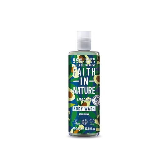 Faith in Nature Avocado Body Wash, 400 ml