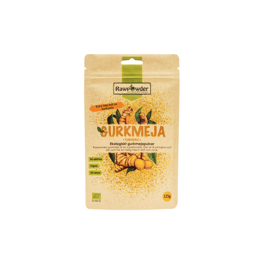 Rawpowder Ekologiskt Gurkmejapulver, 125 g