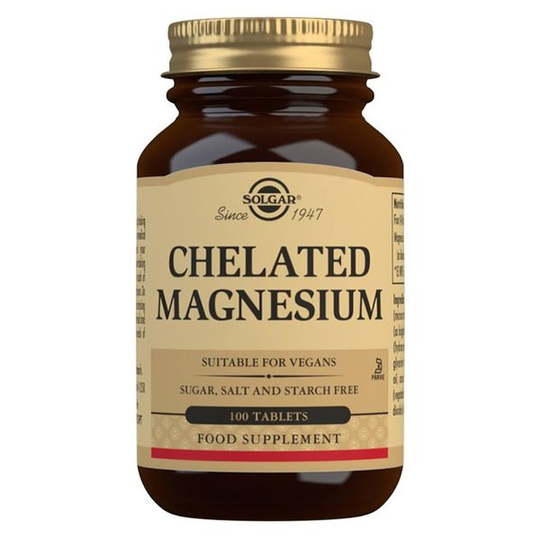 Solgar Chelated Magnesium 100 tabletter