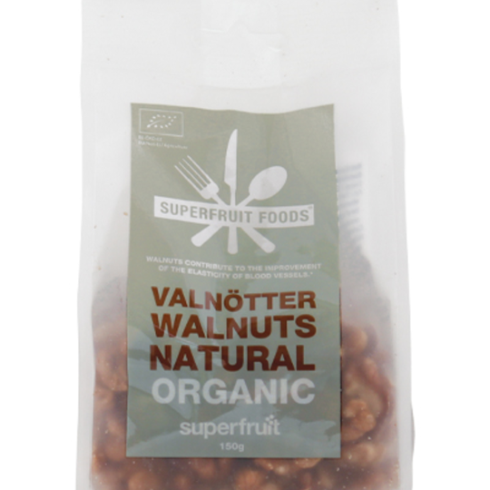 Superfruit Foods Valnötter Naturella 150 g