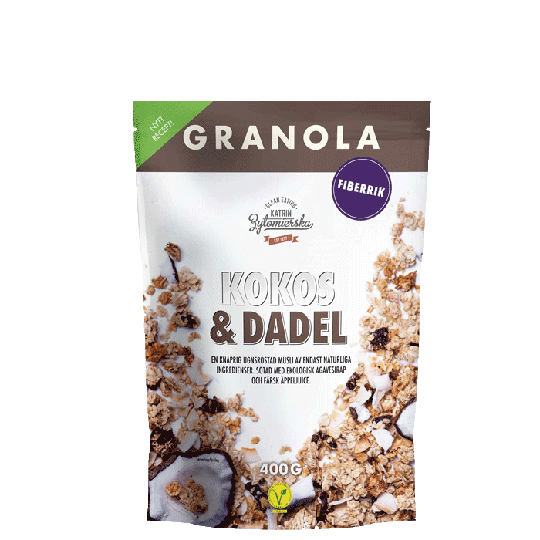 Granola Kokos & Dadel, 400 g