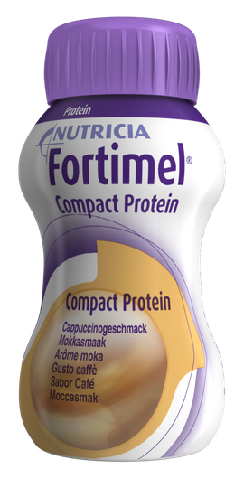 Fortimel Compact Protein, drickfärdigt kosttillägg, mocca 4 x 125 milliliter