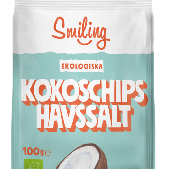 Smiling Kokoschips Havssalt 100 g