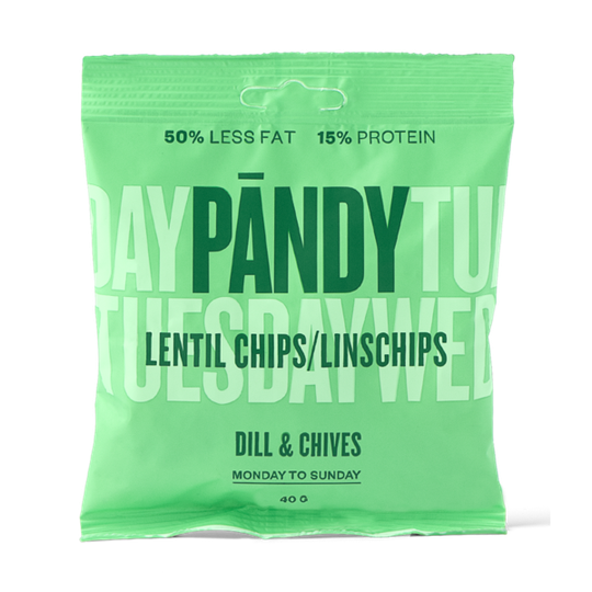 Pändy Linschips Dill & Gräslök 40 g