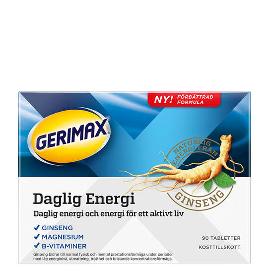 Gerimax Daglig Energi, 90 tabletter