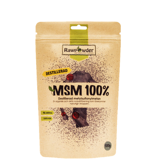 MSM 100%, Destillerad Metylsulfonymetan, 500 g