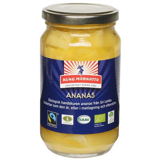 Kung Markatta Ananasbitar, 340 g