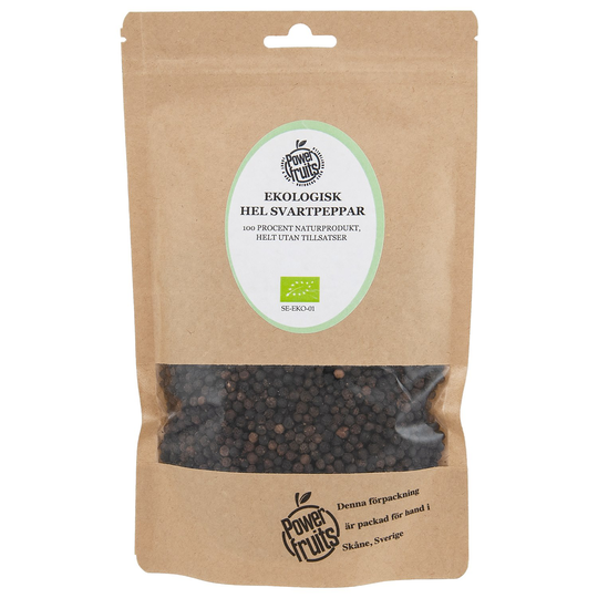 Powerfruits Ekologisk Svartpeppar Hel 200 g