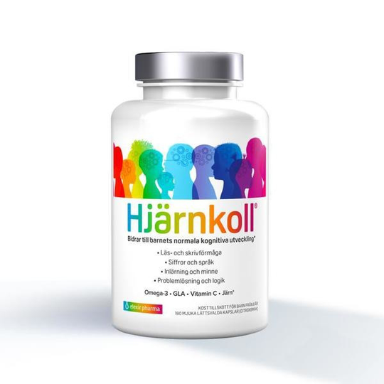 Elexir Pharma Hjärnkoll 180 kapslar