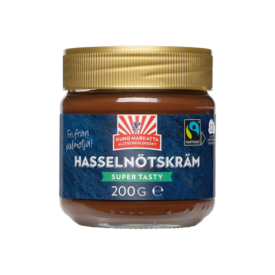 Kung Markatta Ekologisk Hasselnötskräm, 200 g
