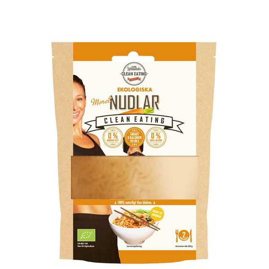 Clean Eating Clean Nudlar Morot 300 g