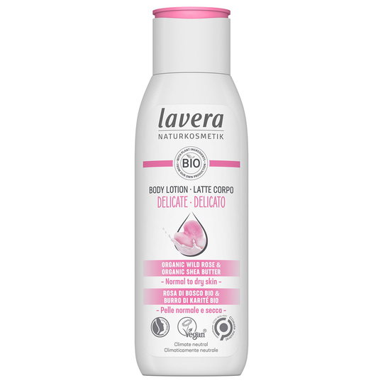 Lavera Delicate Body Lotion Wild Rose & Shea Butter, 200 ml
