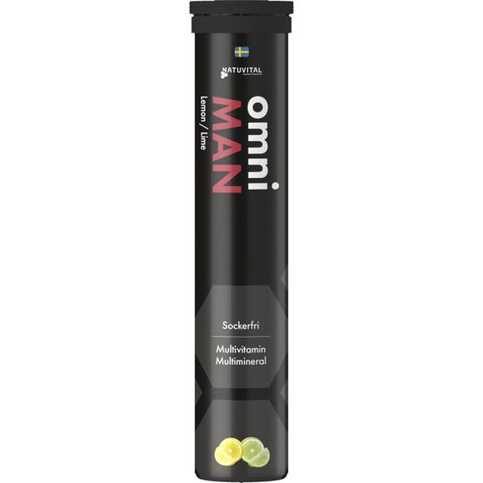 Natuvital Multivitamin Brustablett Man Citron Lime