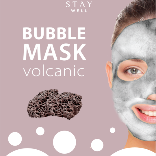 STAY Well Vegan O2 Purifying Bubble Mask – Volcanic 20 g