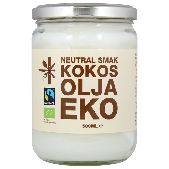 Superfruit Foods Ekologisk Kokosolja Neutral, 500 ml