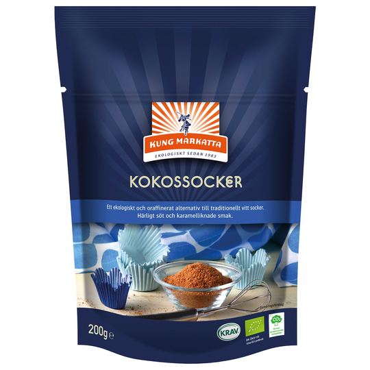 Kung Markatta Kokossocker, 200 g