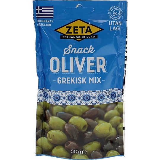 Zeta Snackoliver Grekiskmix