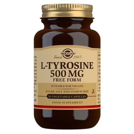 Solgar L-Tyrosine 500 mg 50 kapslar