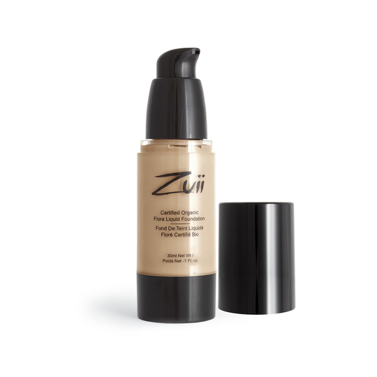 Zuii Organic Flora Liquid Foundation, 30 ml Natural Ivory