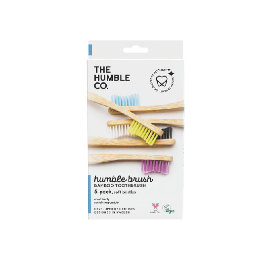 The Humble Co. Tandborste Soft 5-pack