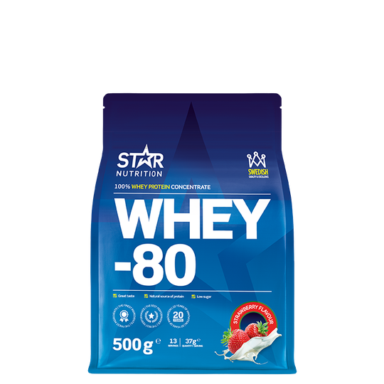 Whey-80, 500 g, Strawberry