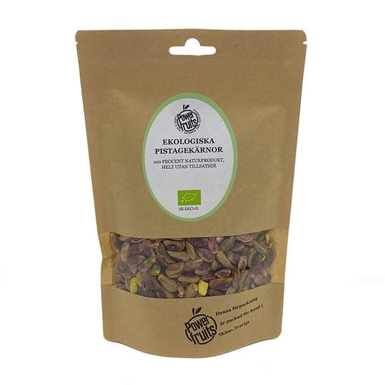 Powerfruits Ekologiska Pistagekärnor RAW 250 g