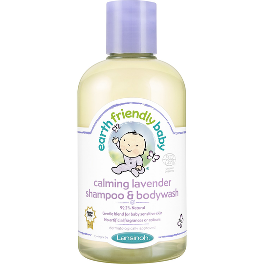 Earth Friendly Baby Calming Lavender Shampoo & Bodywash, 250 ml