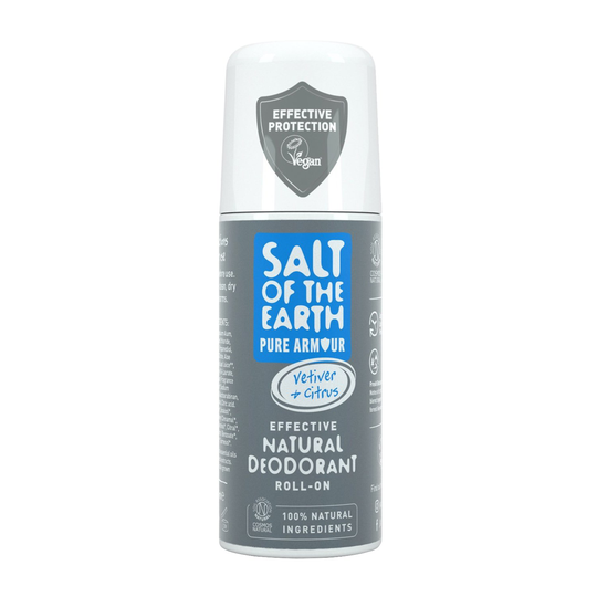 Salt of the Earth Pure Armour Natural Roll-On Deodorant, 75 ml