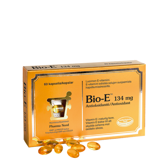 Bio-E 134 mg, 60 kapslar
