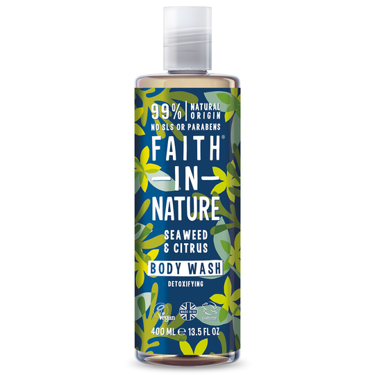 Faith in Nature Seaweed & Citrus Body Wash, 400 ml